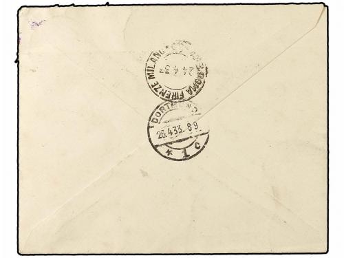 ¿ VATICANO. 1933. VATICANO a ALEMANIA. Precioso franqueo, al