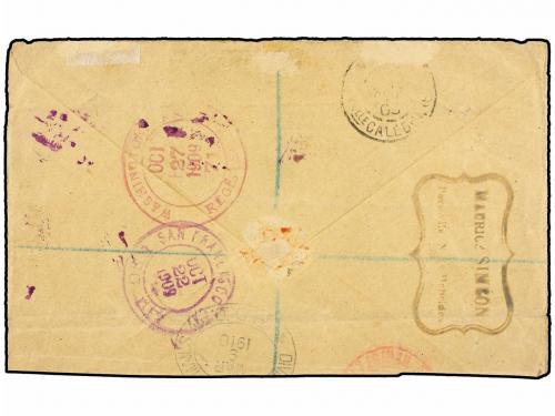 ✉ NUEVAS HEBRIDAS. 1909. PORT VILA to U.S.A. New South Walle