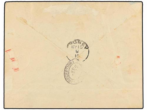 ¿ NUEVAS HEBRIDAS. 1910. VILA to BRUXELLES (Belgium). Nice f