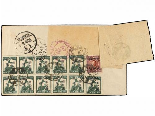 ¿ JAMAICA. 1946. JAPANESE OCCUPATION IN TAIWAN. TAIPEH to SA