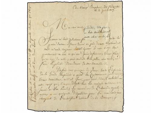 ¿ ALEJANDRIA. 1807 (June 2). AU CAMP IMPERIAL DE VINKINSTIN
