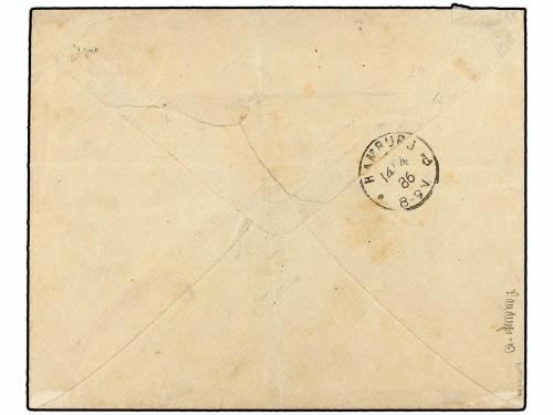 ¿ CONGO FRANCES. 1886. MAJUMBA (French Congo) to HAMBURG. En