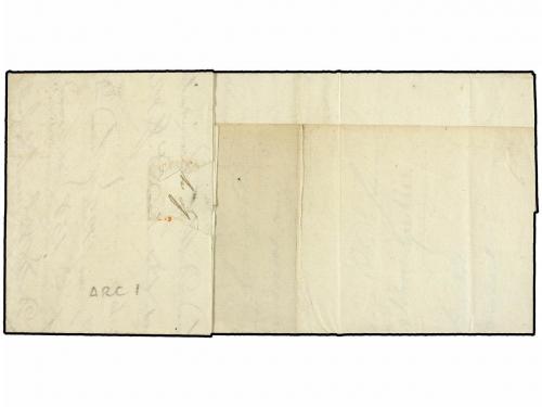 ✉ GIBRALTAR. 1812. PALMA MALLORCA (Balearic Islands) to GUER