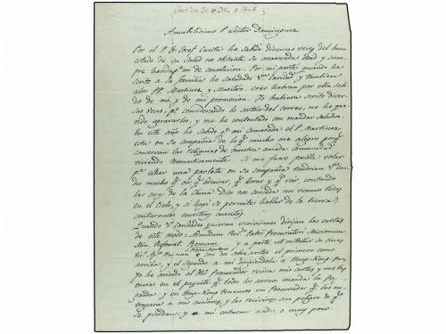 ¿ CHINA. 1858. HU-NAN to GRANADA (Spain). Entire letter writ