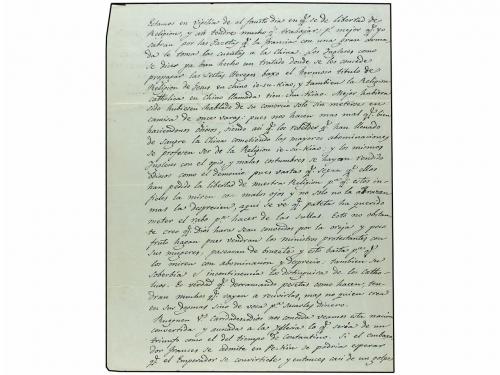 ¿ CHINA. 1858. HU-NAN to GRANADA (Spain). Entire letter writ