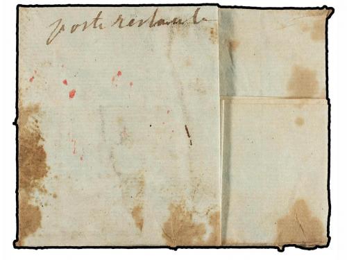 ✉ CUBA. 1798 (7 Agosto). LA HABANA a ST. ETIENNE (Francia). 