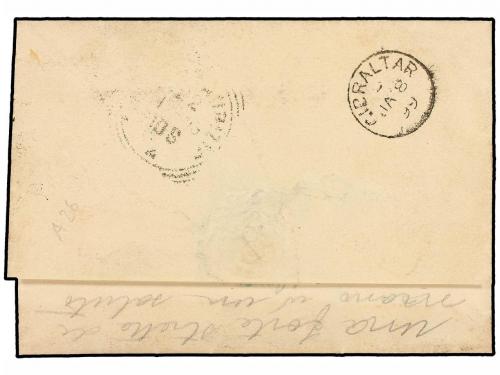 ¿ HUNGRIA. 1899. Envelope to ITALY. 10 fil. blue tied by A26