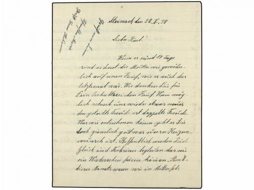 ✉ ESPAÑA GUERRA CIVIL. 1938 (28 Oct.). LEGIÓN CÓNDOR. Sobre 