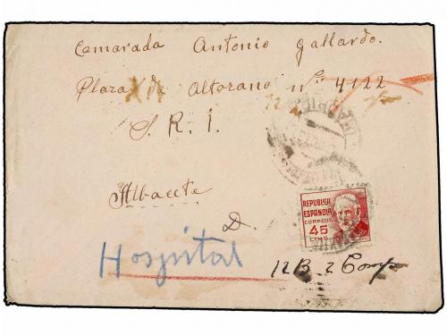 ¿ ESPAÑA GUERRA CIVIL. 1937 (Oct.). Carta escrita desde el f