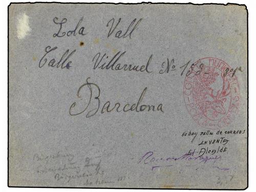 ✉ ESPAÑA GUERRA CIVIL. 1938. Conjunto de 5 cartas circuladas