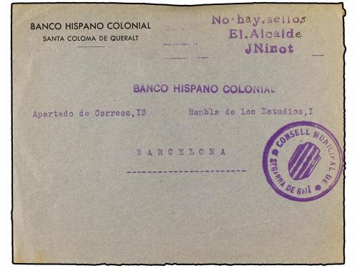 ✉ ESPAÑA GUERRA CIVIL. 1938. Conjunto de 5 cartas circuladas