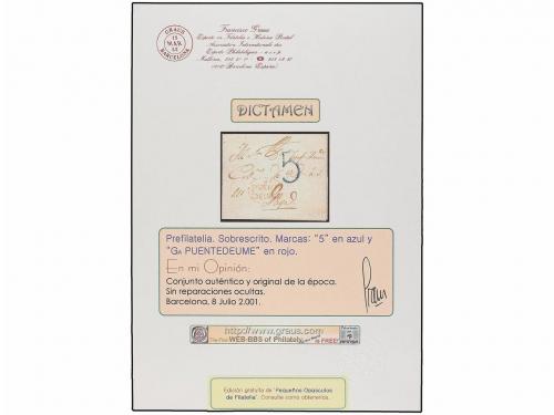 ¿ LOTES y COLECCIONES. PREFILATELIA. 7 cartas con marcas uti