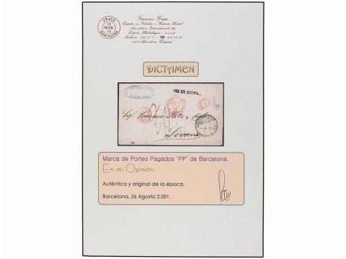 ¿ LOTES y COLECCIONES. PREFILATELIA. 7 cartas con marcas uti