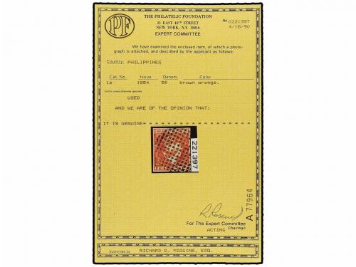 ° FILIPINAS. Ed. 1. 5 cuartos naranja. MAGNÍFICO EJEMPLAR. C