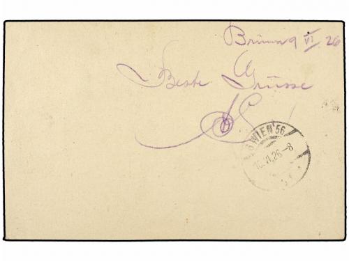 ✉ CHECOSLOVAQUIA. Mi. 212/15. 1926. BRNO to WIEN. Complete s