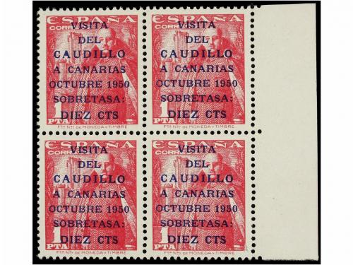 ** ESPAÑA. Ed. 1089/90. CANARIAS AVIÓN CON NÚMERO. Serie com