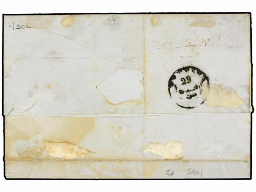 ✉ ITALIA ANTIGUOS ESTADOS: TOSCANA. 1854. Cover from LIVORNO