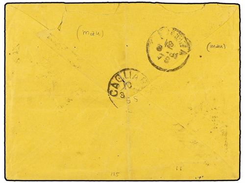 ✉ TUNEZ. Sc. 7. 1881 (March 9). Cover from SOUSSE to GENOA (