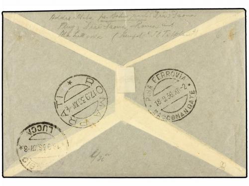 ¿ ETIOPIA. 1936 (10-9). AIR MAIL. PRIMER VUELO. ADDIS ABEBA
