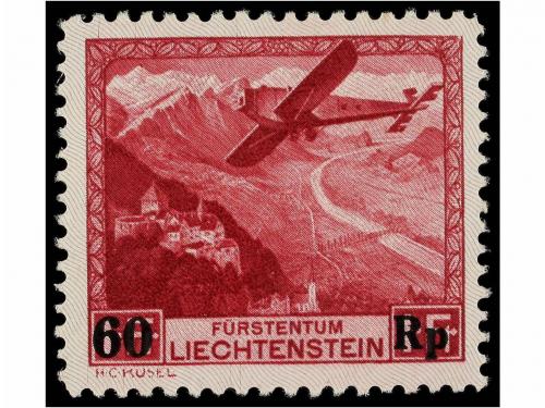 ** LIECHTENSTEIN. Mi. 108/113, 114/15, 148. 1930-35. AIR MAI