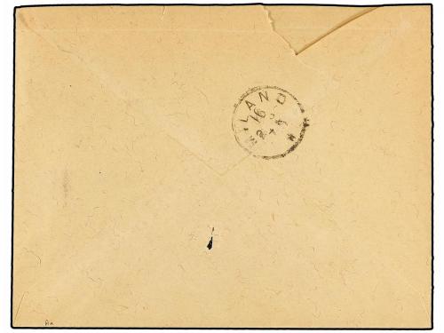 ✉ ALEMANIA. Mi. 47 (2). 1892. GOTHA to ITALY. Envelope with 