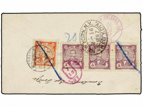 ¿ HONDURAS. Sc. 97 (3), 98. 1897. TEGUCIGALPA a ALEMANIA. 5