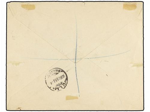 ✉ GIBRALTAR. Sg. 28 (2). 1896. GIBRALTAR to GERMANY. 50 cts.