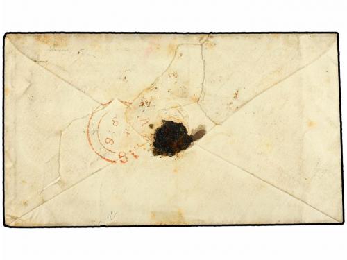 ¿ INDIA INGLESA. 1865. BANGALORE to ENGLAND. Envelope franke