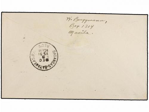 ✉ FILIPINAS. 1931 (3 Diciembre). AIR MAIL. STOTSENBURG a BAT