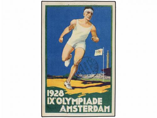 ✉ HOLANDA. 1928. OLYMPIADE AMSTERDAM. Complete set on commem