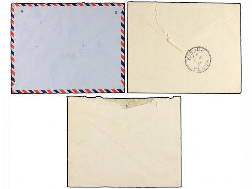 ✉ KENIA. 1938. Three covers to SWITZERLAND. 