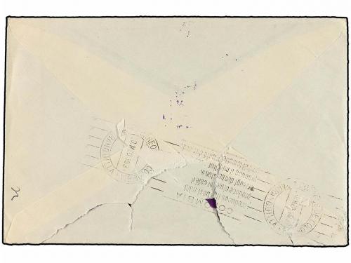 ✉ CURACAO. 1933. CURAÇAO a SUIZA. 6 cts., 10 cts. y 12 1/2 c