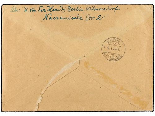 ¿ ALEMANIA. 1949. BERLIN. BERLIN to SWITZERLAND. Espectacula