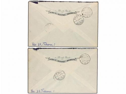 ¿ ALEMANIA. Mi. 378/84 + 424. 1932. BERLÍN to SWITZERLAND. C