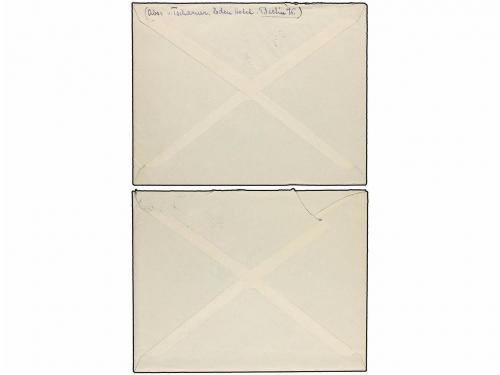 ✉ ALEMANIA. Mi. 651/59. 1937. BERLIN to SWITZERLAND. Complet