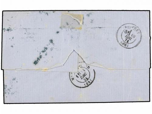 ✉ FRANCIA: OCUPACION ALEMANA: ALSACIA-LORENA. Ed. . 1871. Le