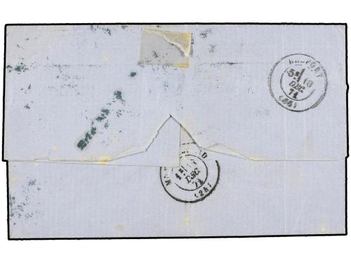 ✉ FRANCIA: OCUPACION ALEMANA: ALSACIA-LORENA. 1871. Letter s