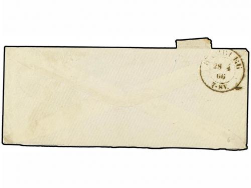 ✉ ALEMANIA ANTIGUOS ESTADOS: PRUSIA. Ed. . 1866. Cover frank