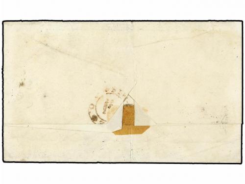 ✉ FILIPINAS. Ed. . 1860, August 12. MANILA to LONDON. Via Si