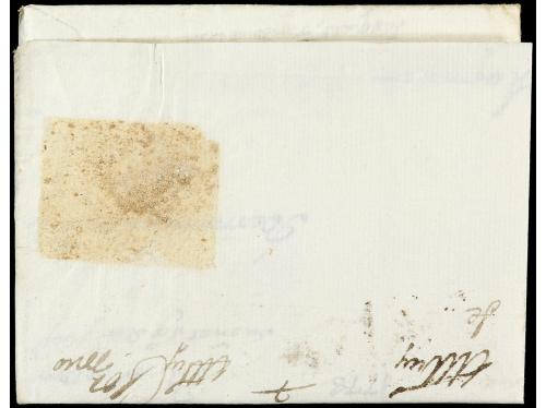 ✉ ESPAÑA: PREFILATELIA. 1778. SANTIAGO a CABANELAS. Marca GA