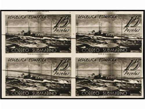 * ESPAÑA. Ed. 775/80PR. SERIE COMPLETA. Pruebas en negro. Bl