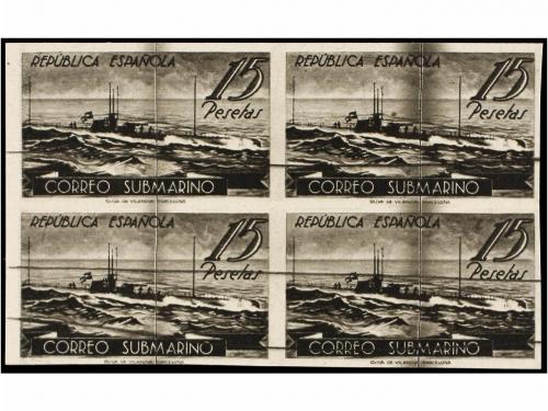 * ESPAÑA. Ed. 775/80PR. SERIE COMPLETA. Pruebas en negro. Bl