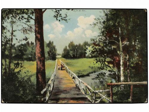 ✉ RUSIA. 1916 (June 28). CHINESE EASTERN RAILWAY. Postcard f