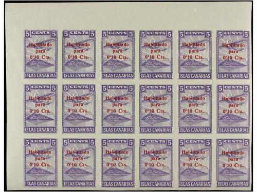 ESPAÑA GUERRA CIVIL: VIÑETAS BENEFICAS. CANARIAS. 10 cts. s.