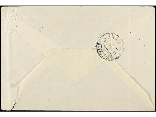 ✉ ESPAÑA: CANARIAS. Ed. 4. 1937. LAS PALMAS a TOLOSA. 50 cts