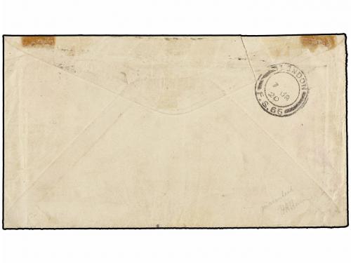 ✉ NEWFOUNDLAND. Sc. 142a. 1919 (19 Abril). S. JOHNS a INGLAT