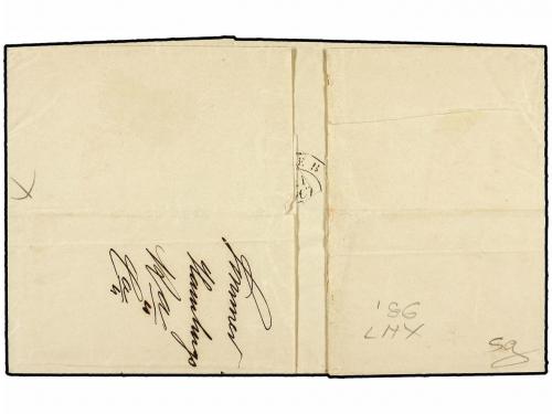 ¿ ALEMANIA. 1877. HAMBURGO a VERACRUZ. 10 pf. rosa, 20 pf. a