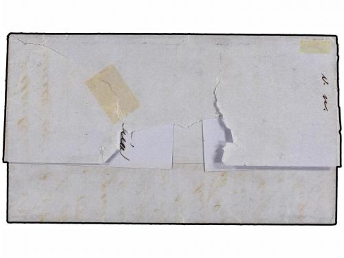 ✉ FILIPINAS. Ed. 14. 1863. MANILA a BARCELONA. 2 reales azul