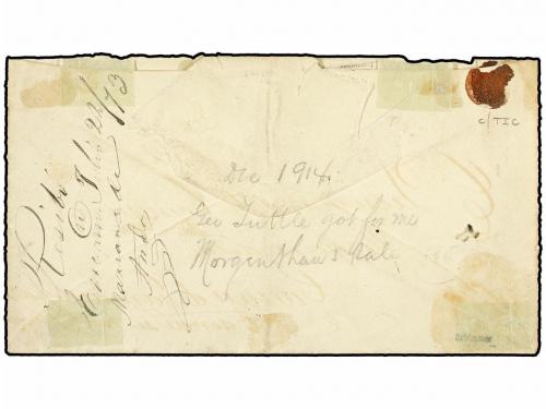 ✉ MEXICO. 1873. SALTILLO a VILLA DE LA ENCARNACION. 12 ctvos