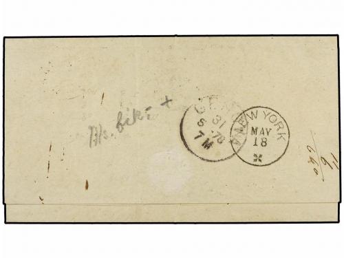 ✉ MEXICO. Sc. 107. 1878 (May 1). Entire letter from VERACRUZ